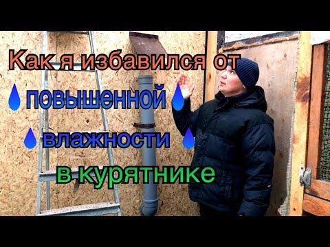 Как я избавился от повышенной ВЛАЖНОСТИ в курятнике...